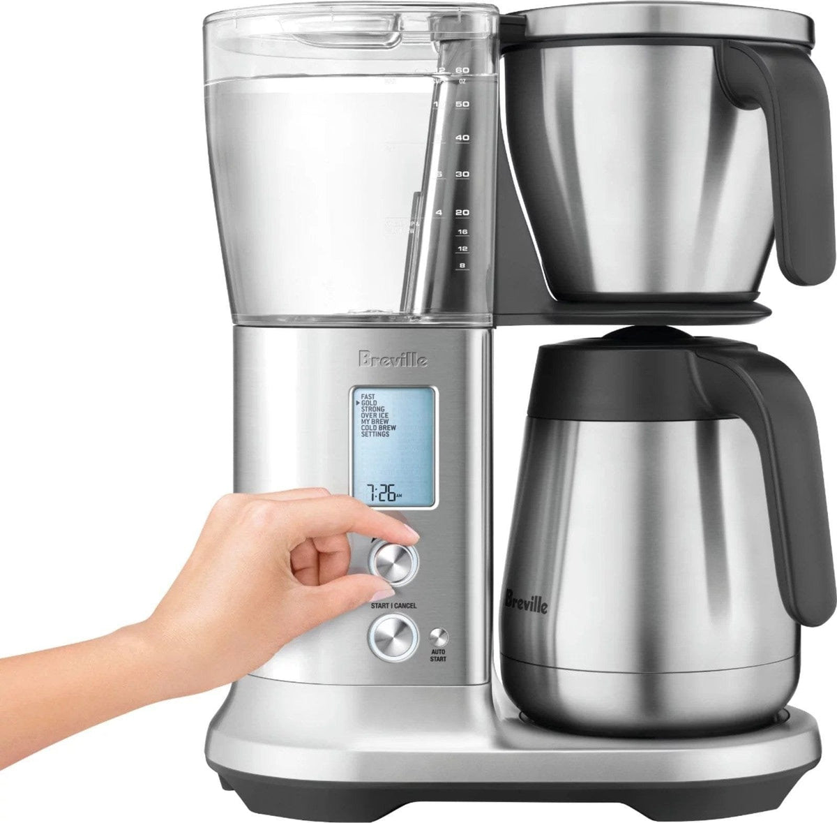 Breville – the Precision Brewer Thermal 12-Cup Coffee Maker – Brushed Stainless Steel image 2