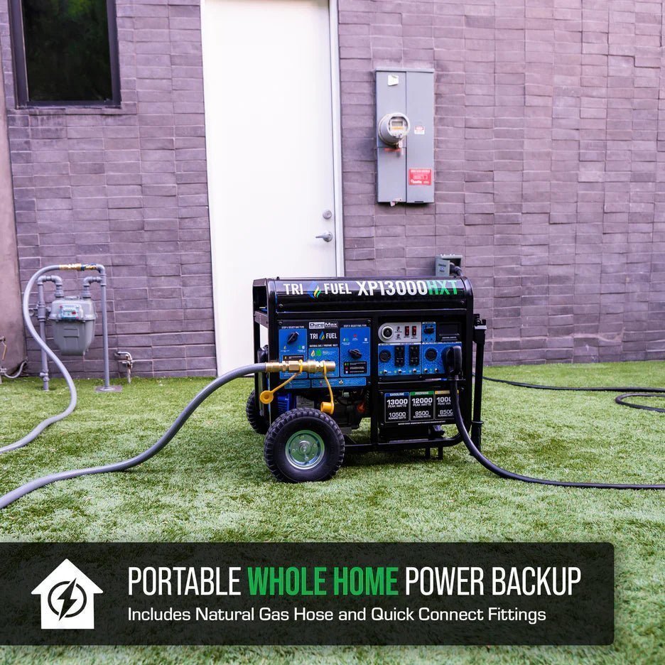 DuroMax XP13000HXT 13,000 Watt Electric Start Tri-Fuel Portable Generator w/ CO Alert image 5