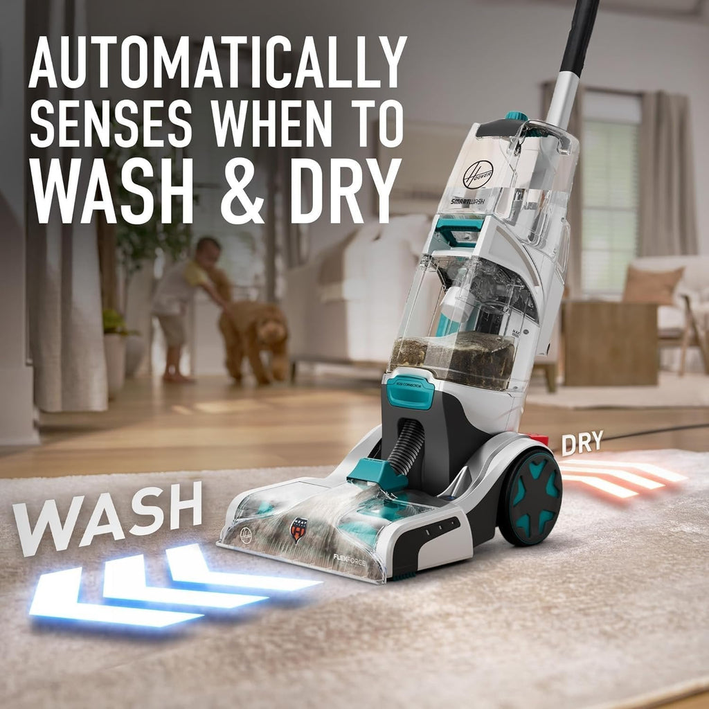 Hoover Smartwash Automatic Carpet Cleaner Machine, FH52000, Turquoise image 25