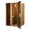 ALEKO StI2ced Cedar Indoor Wet Dry Sauna Steam Room, 3 kW Harvia KIP Heater, 2 Person image 0