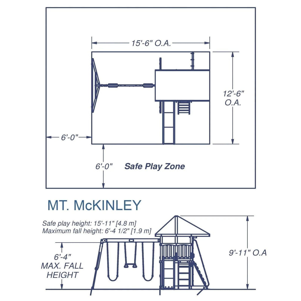 Backyard Discovery McKinley Mount Swing Set image 1