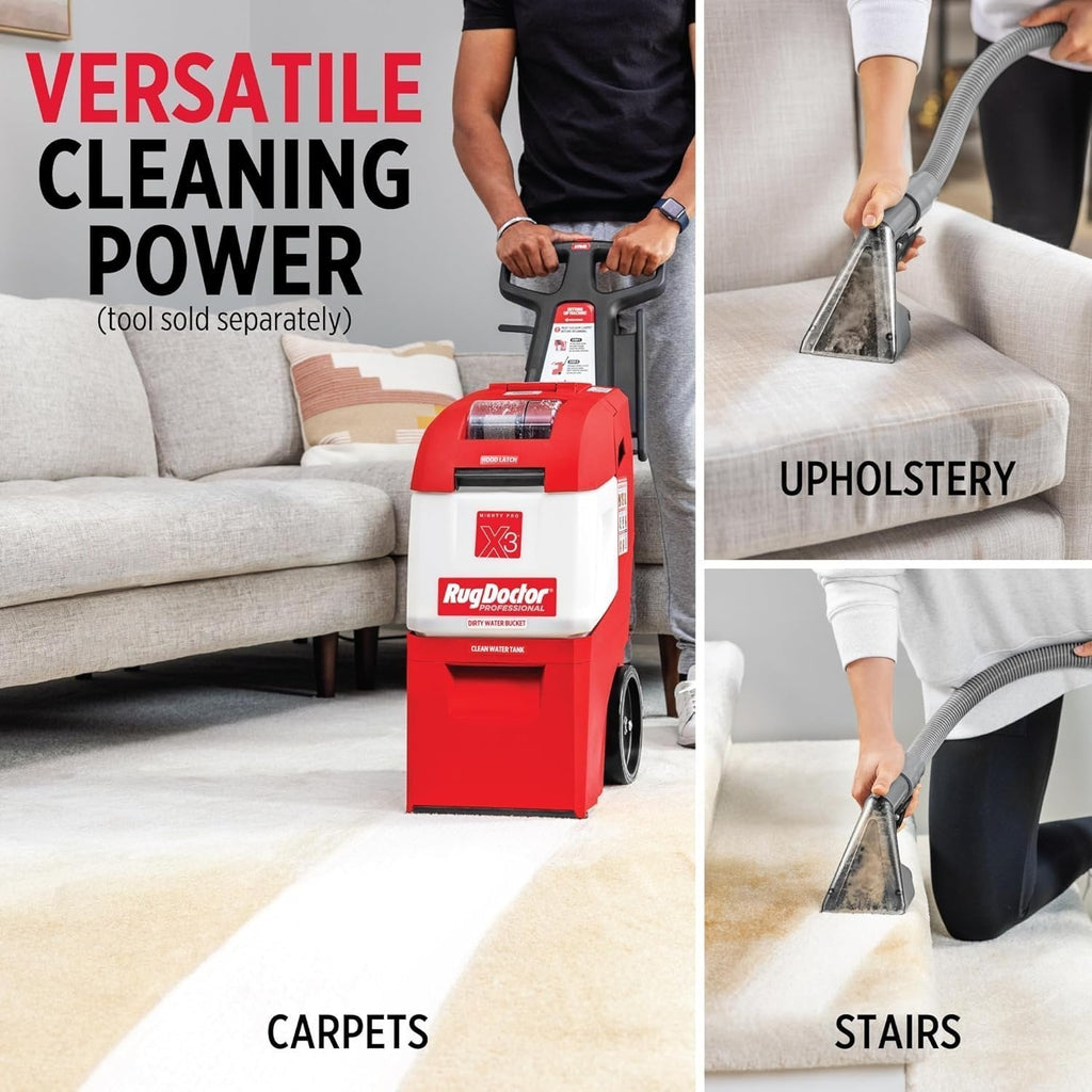 Rug Doctor X3 Commercial Carpet Cleaner Pet Pro Pack with Stain & Odor Removers image 24