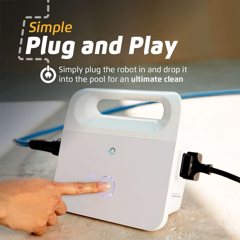Dolphin Proteus DX5i Wi-Fi Robotic Pool Vacuum Cleaner Pools up to 50 FT – Waterline Scrubber Brush image 3