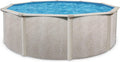 Aquarian 21ft x 52in Round Steel-Frame Above Ground Swimming Pool – Phoenix Series, DIY Outdoor Backyard Pool image 0