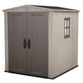 Factor 6 x 6 FT Strong Storage Shed Made Of Extremely Durable Resin And Reinforced with Steel image 0