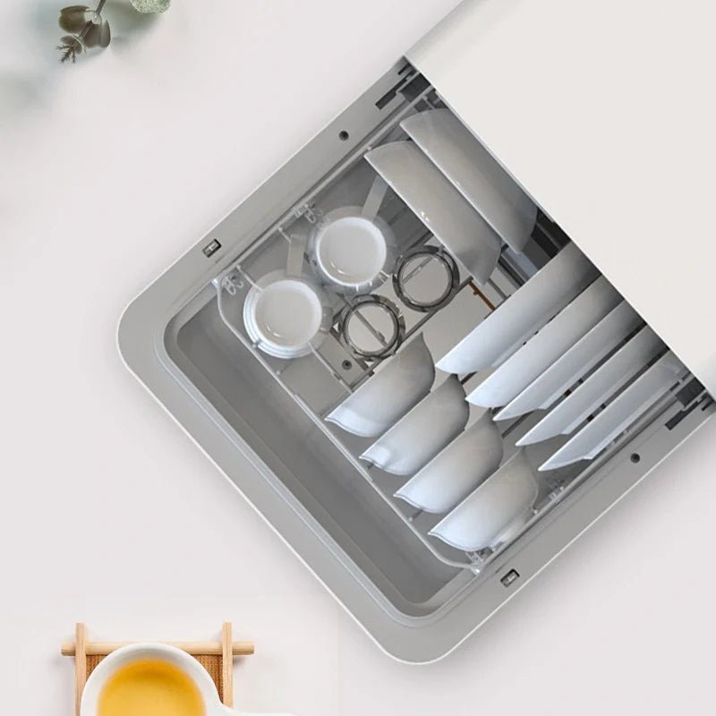 Compact Automatic Table Top Dishwasher – Portable Countertop Kitchen Dishwasher with 4 Place Settings image 4