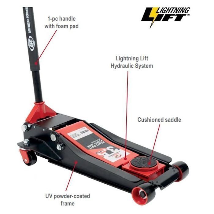 AFF 3.5 Ton Lightning Lift Floor Jack with One-Piece Handle image 9