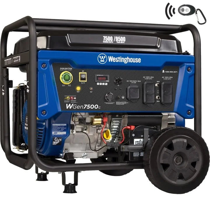 Westinghouse WGen7500c 9500 Peak Watt Portable Generators. image 0