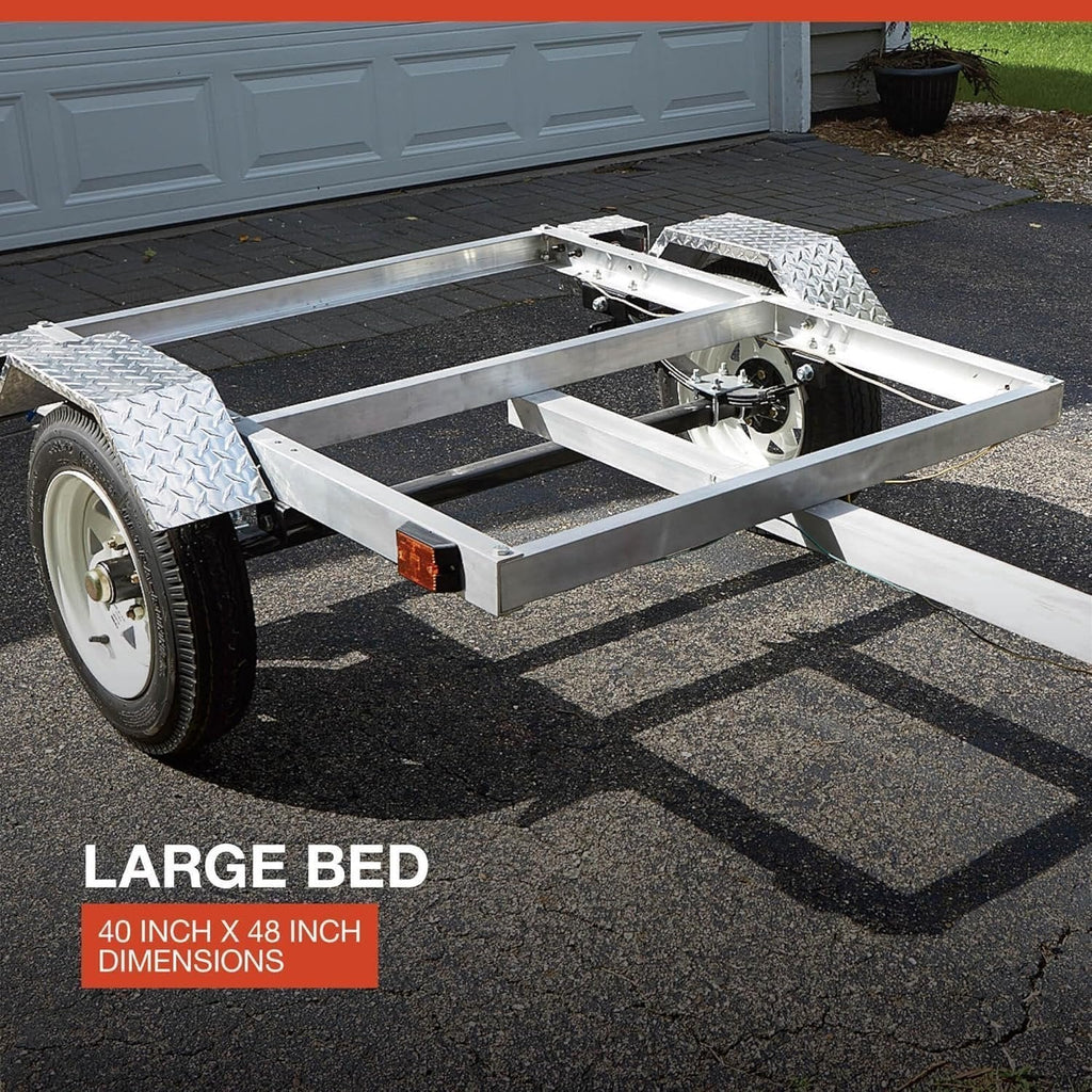 Ultra-Tow 40in. x 48in. Aluminum Utility Trailer Kit – 1060-Lb. Load Capacity image 1