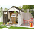 Cascade 7 ft. W x 4 ft. D Plastic Storage Shed image 0