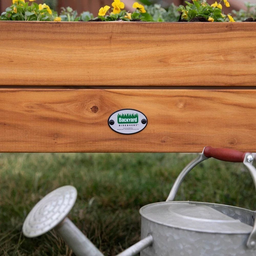 Raised planter 100% authentic teak wood image 4