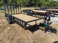 Big Tex 35SA-14BKRSX Single Axle ATV Trailer 83″x14′ Black image 0