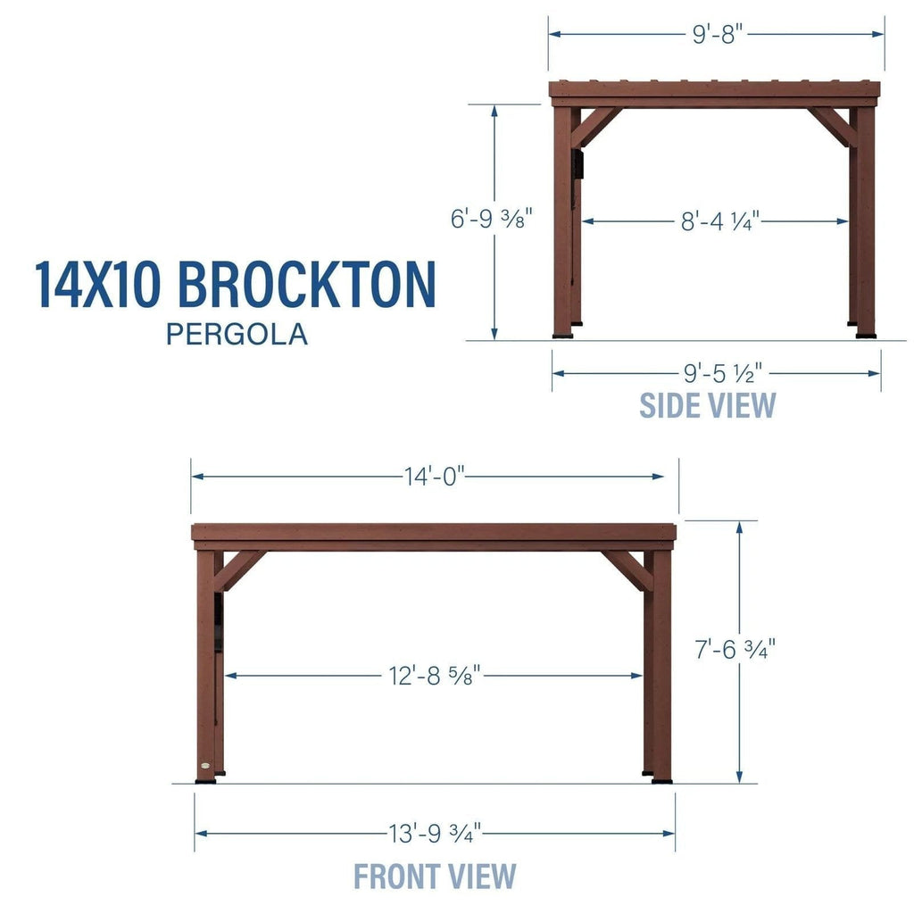14×10 Brockton Pergola image 3