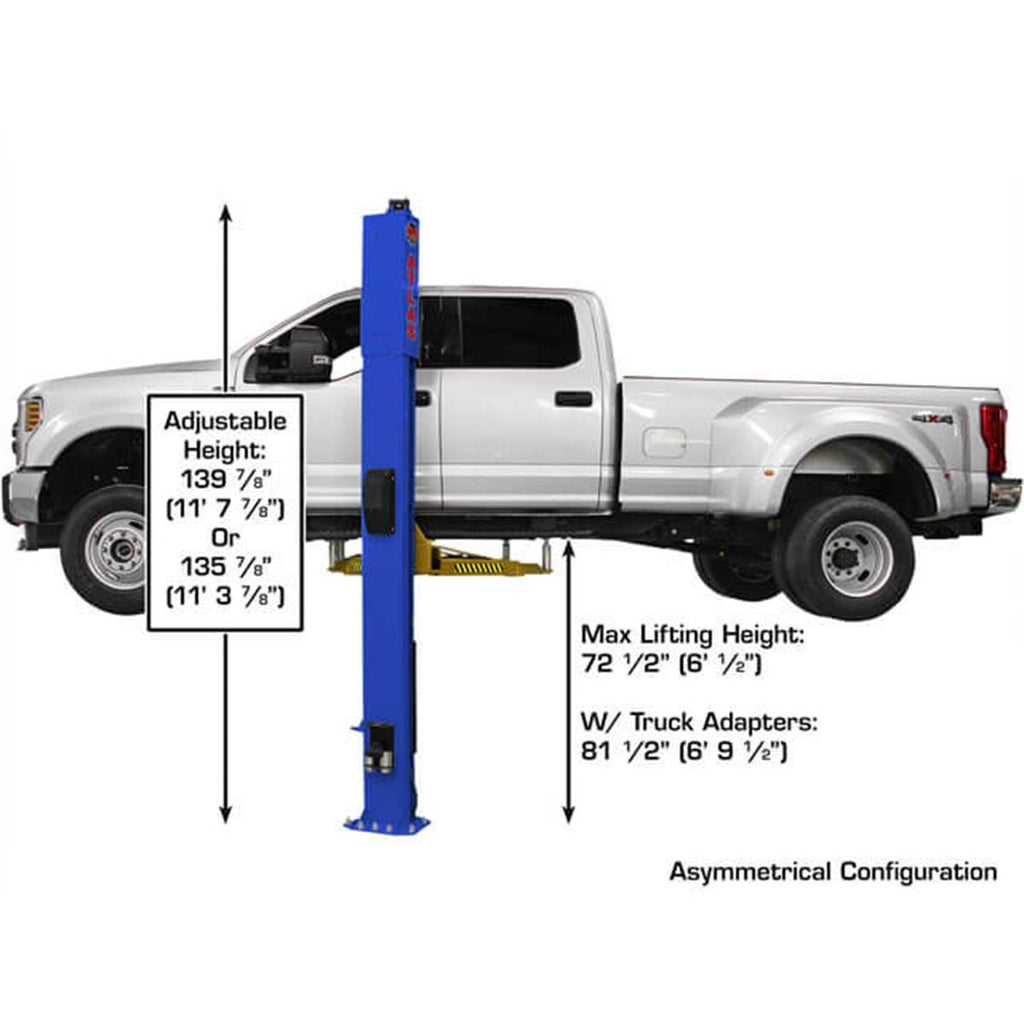 Atlas OHX10000X 10,000 lb Extra Tall 2-Post Lift