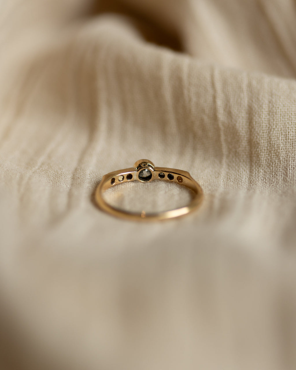 Monique Antique Art Deco 18ct Gold Diamond Ring