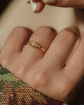 Flora 1904 Antique 18ct Gold Five Stone Diamond Ring