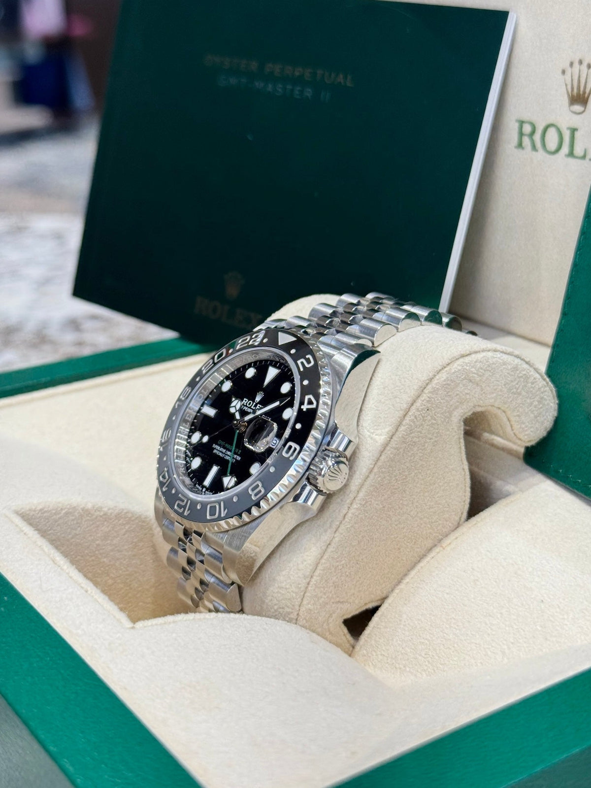 2024 Rolex GMT-Master II Bruce Wayne 126710GRNR