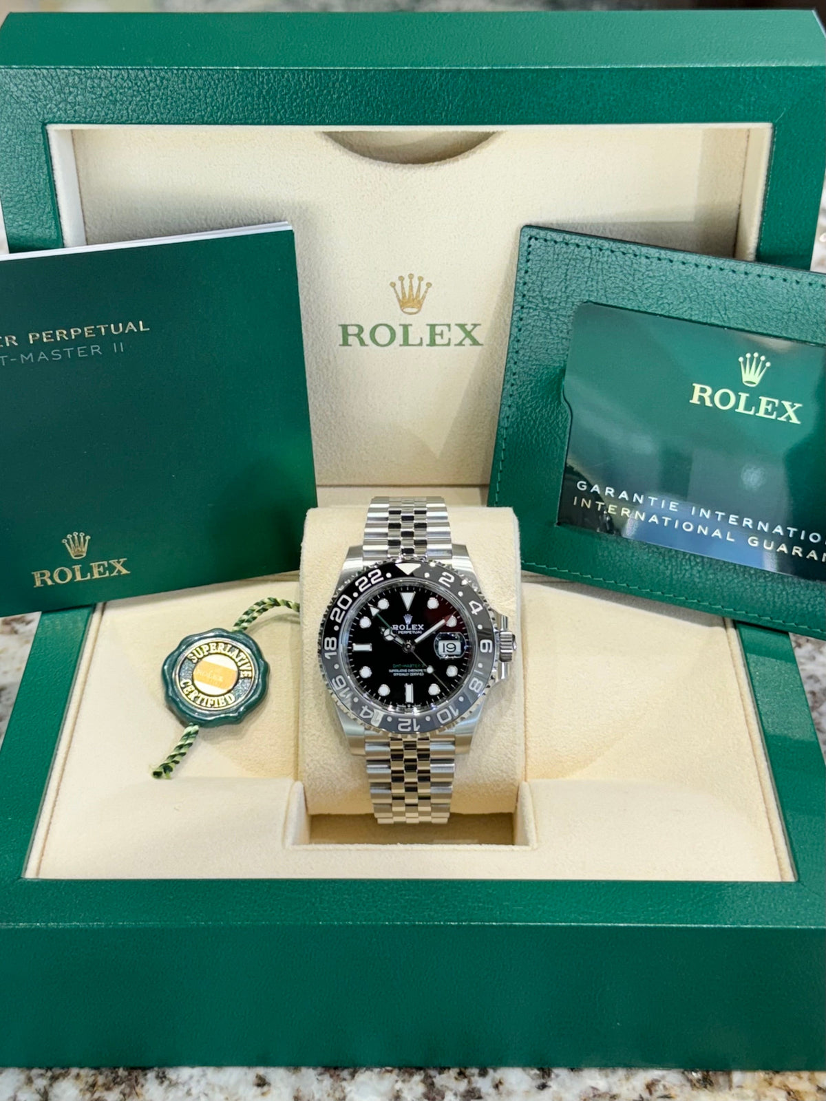 2025 Rolex GMT-Master II Bruce Wayne 126710GRNR
