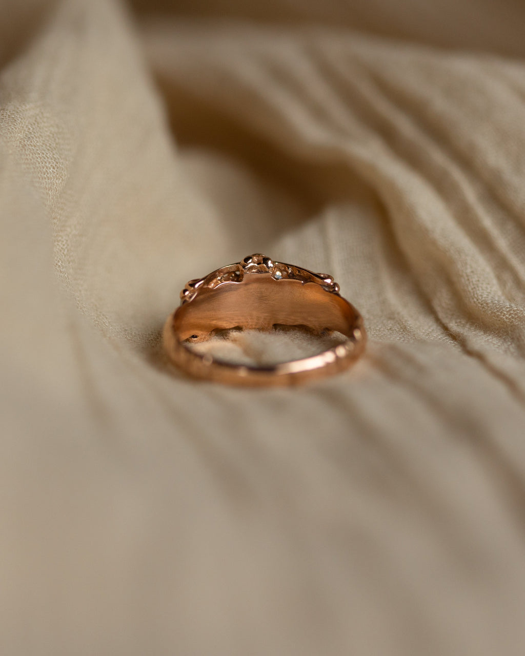 Reina 1990 Vintage 9ct Gold Opal Five Stone Ring
