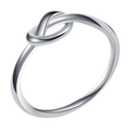 Love Knot Promise Ring Stainless Steel