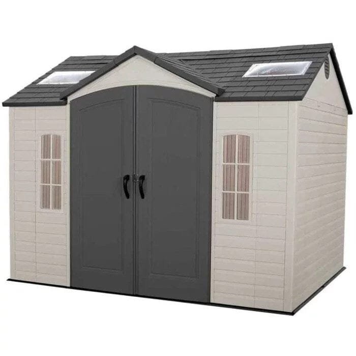 Side 10 ft. W x 8 ft. D Plastic Storage Shed image 0