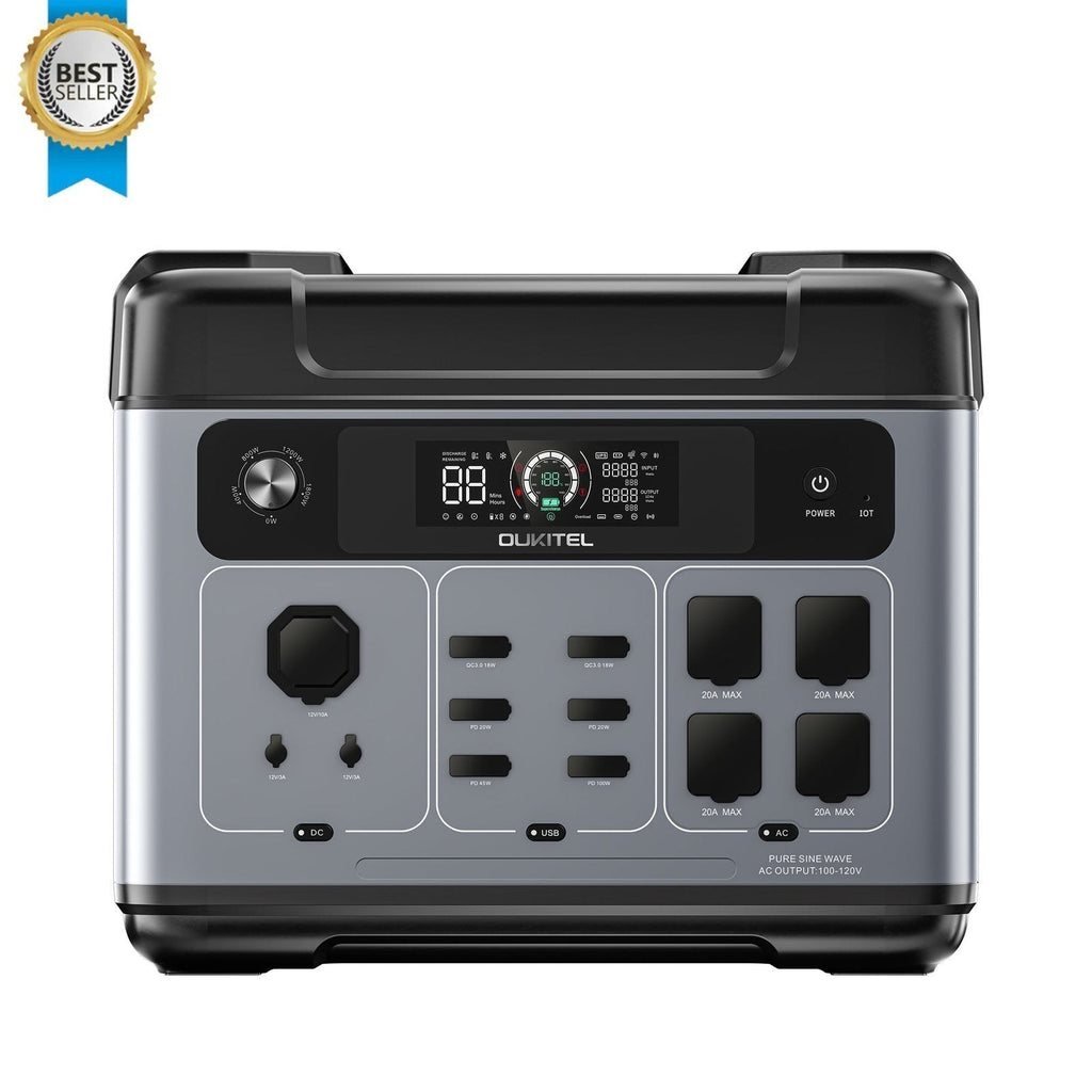 OUKITEL P2001 Portable Power Station 2000W/2000Wh image 2