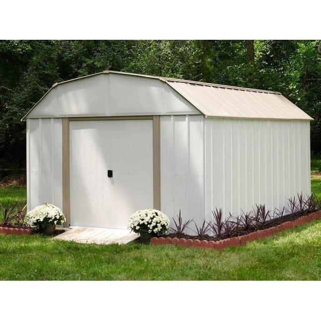 Arrow 10 ft x 14 ft Lexington Galvanized Steel Storage Shed image 2