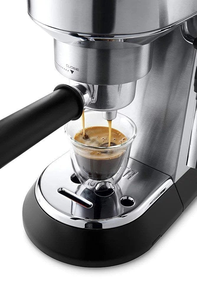 De’Longhi – DEDICA Espresso Machine with 15 bars of pressure and Milk Frother – Metal image 2