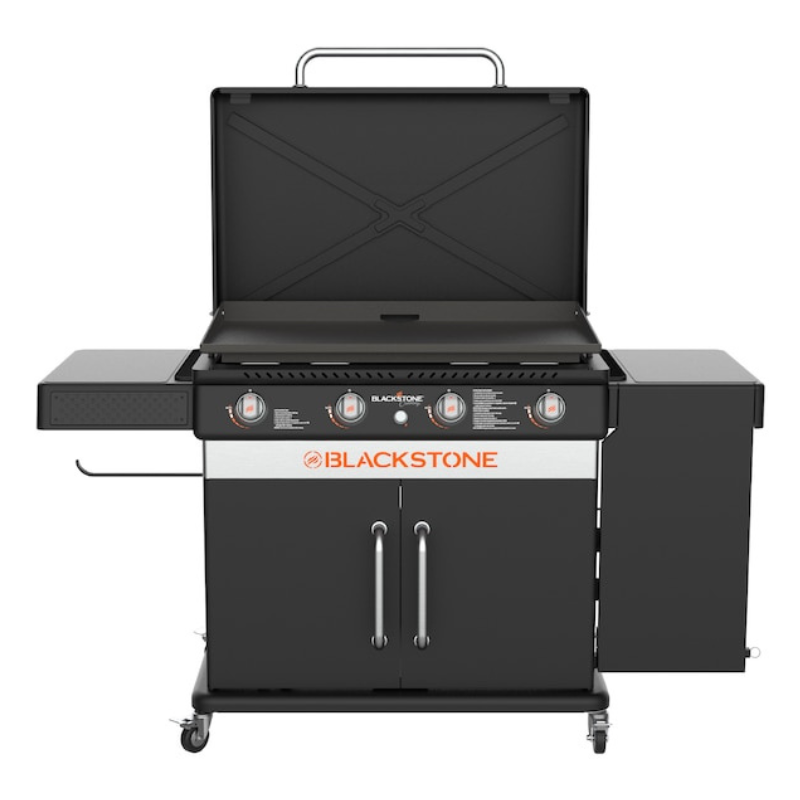 Blackstone 36-in Culinary Cabinet Griddle with Side Table: Versatile Outdoor Cooking in Stainless Steel image 1