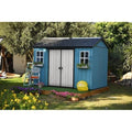 Oakland 11 ft. W x 7.5 ft. D Plastic Storage Shed image 0