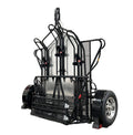 Stand, Store or Roll Ride-Up 3-Rail Motorcycle Trailer image 0