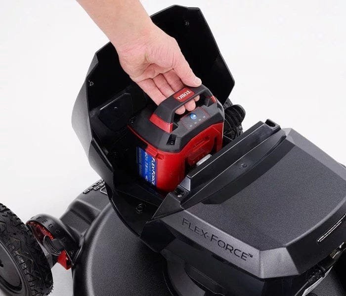 21 in. Super Recycler 60-Volt SmartStow Max Cordless Battery Walk Behind Mower 7.5 Ah Battery and Charger Included image 6