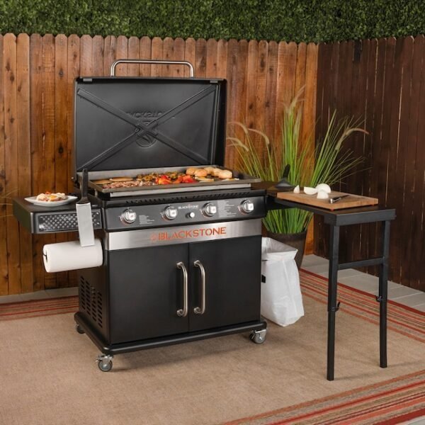 Blackstone 36-in Culinary Cabinet Griddle with Side Table: Versatile Outdoor Cooking in Stainless Steel image 24