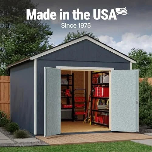 Handy Home Products Rookwood 10×12 Do-It-Yourself Wooden Storages Sheds- Does not Include Floor kit, Paint, or Roofing Shingles image 1