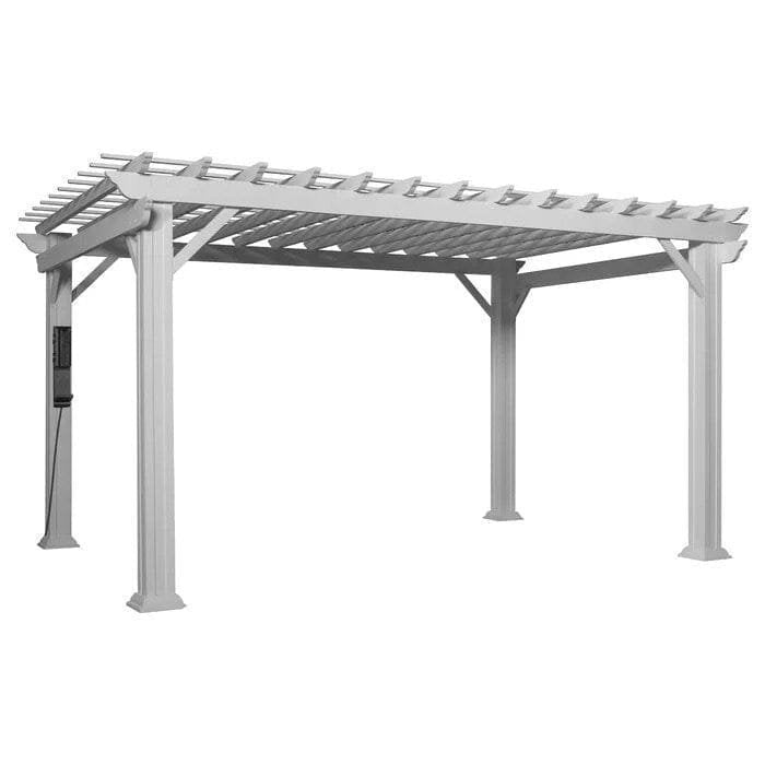 Backyard Discovery 14 ft. x 10 ft. Steel Traditional Pergola image 8