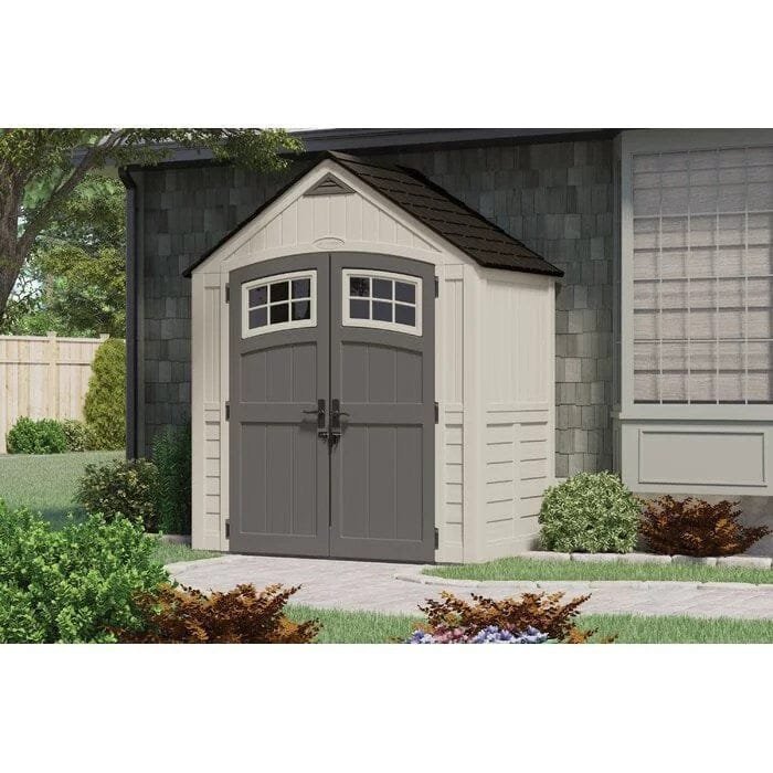 Cascade 7 ft. W x 4 ft. D Plastic Storage Shed image 2