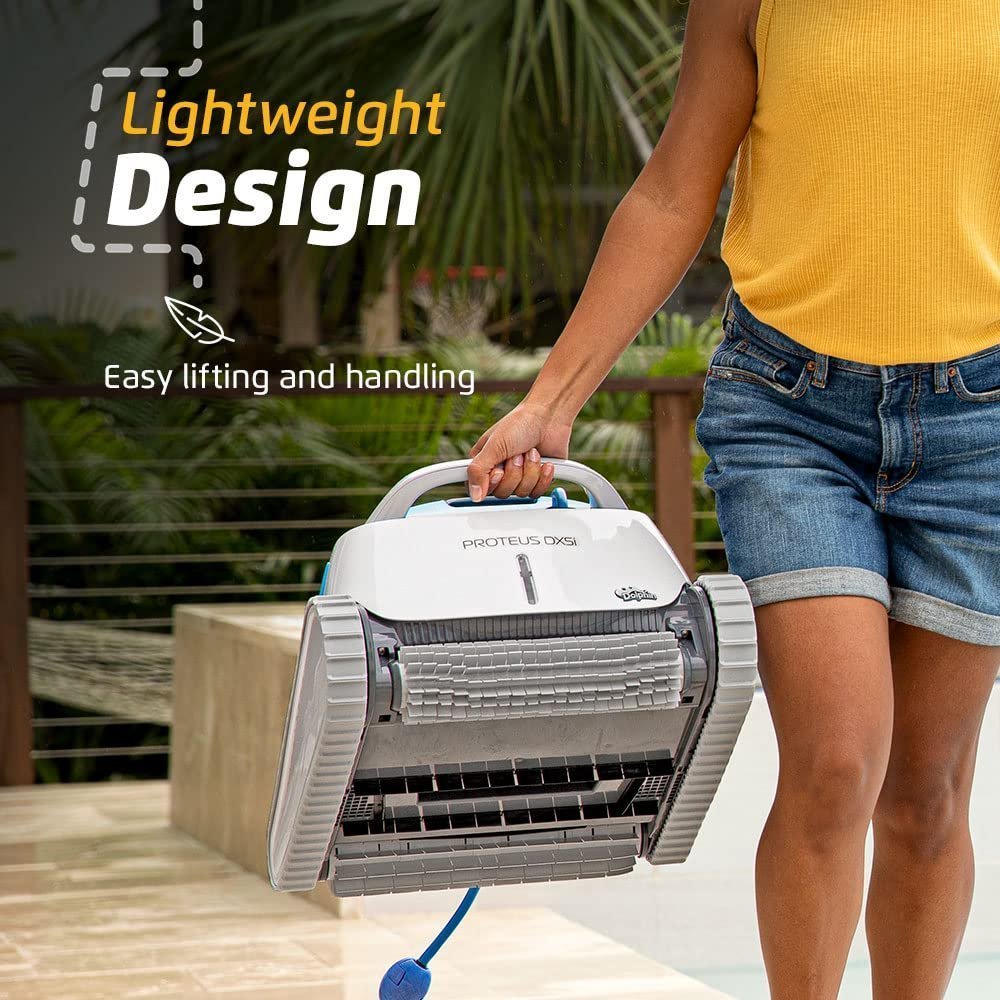 Dolphin Proteus DX5i Wi-Fi Robotic Pool Cleaner with Waterline Scrubber – For Pools up to 50 ft image 2