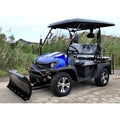 200cc UTV With Snow Plow ATV Gas Golf Cart Utility Vehicle Snow Master GVX – BLUE image 0