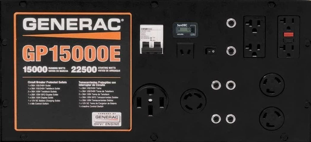 Generac 5734 GP15000E 15000-Watt Electric Start Portable Generator image 2