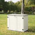 4 ft. W x 2 ft. D Plastic Horizontal Garage Shed image 0