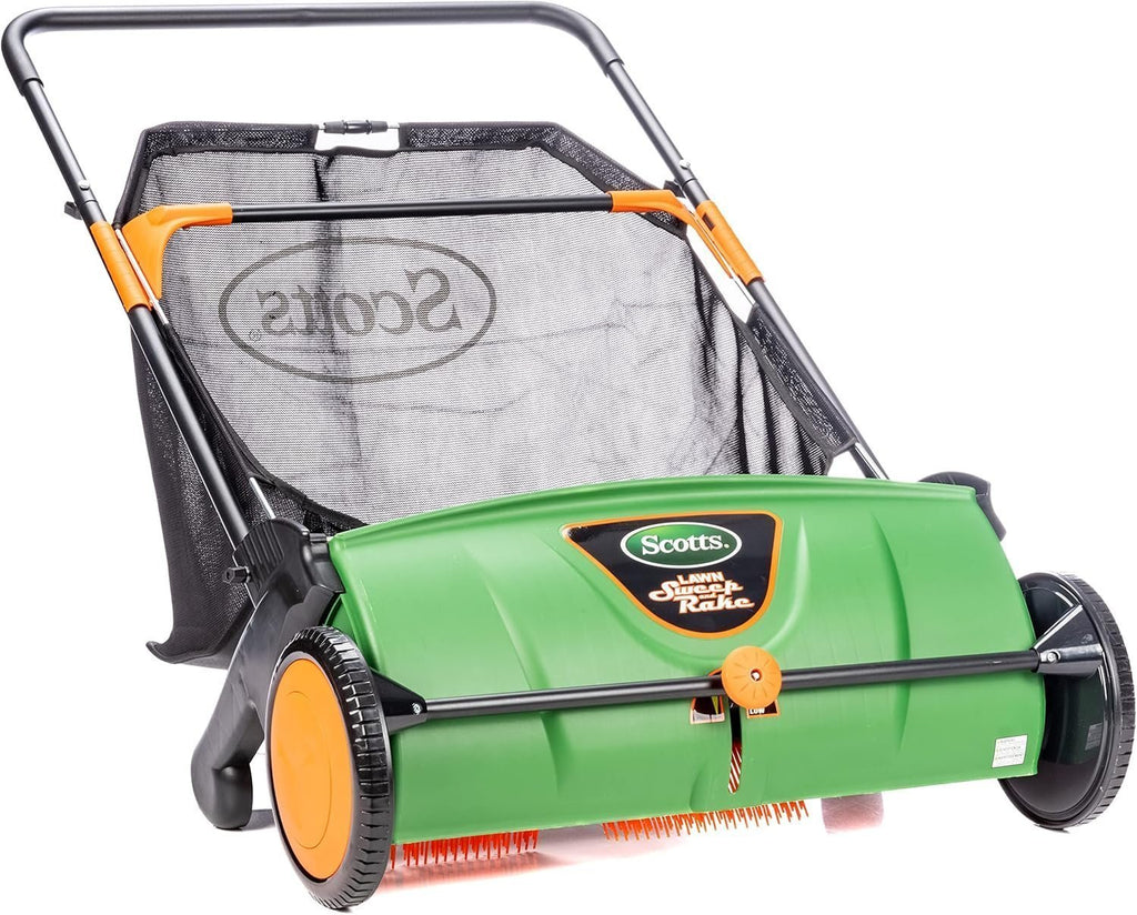 Scotts 26 in. Push Lawn Sweeper LSW70026S, Black/Green image 10