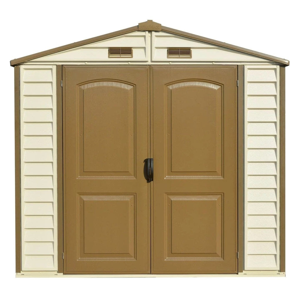 DuraMax 8ft x 6ft Storeall Vinyl Shed with Foundation Kit and window image 2