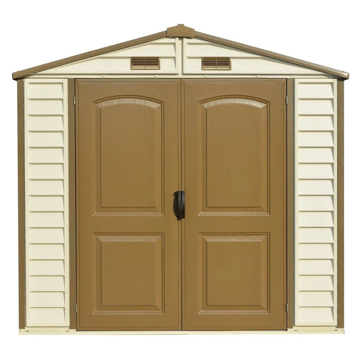 DuraMax 8ft x 6ft Storeall Vinyl Shed with Foundation Kit and window image 2