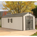 Outdoor Storage Shed 8′ x 20′ – Desert Sand – Lifetime image 0