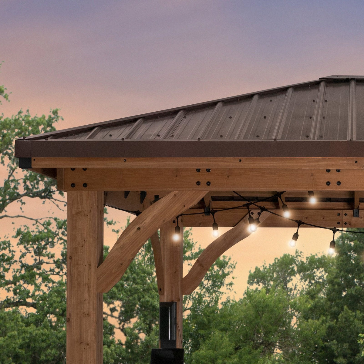 Cordova 14×10 Outdoor Gazebo with Steel Frame and Weather-Resistant Canopy image 6
