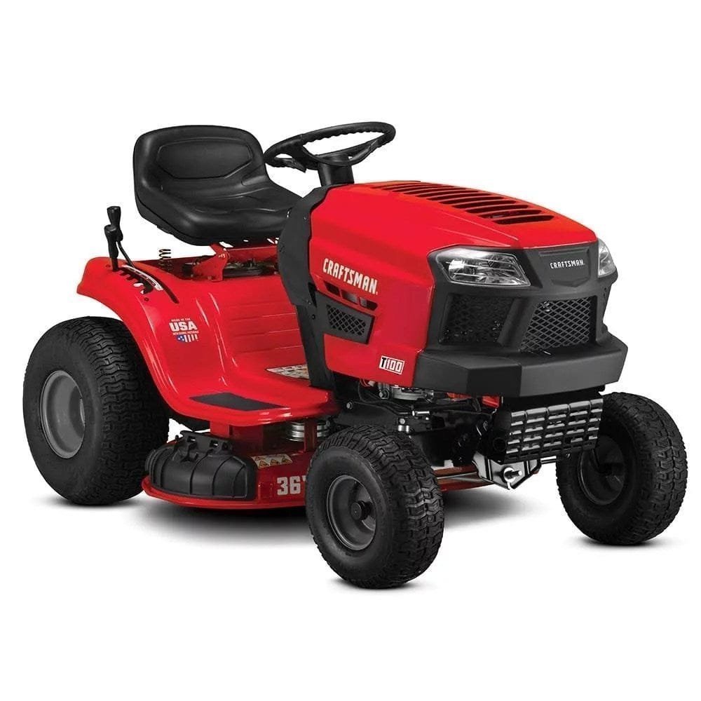 Craftsman T100 36-in 11.5-HP Riding Lawn Mower | CMXGRAM201302 image 0