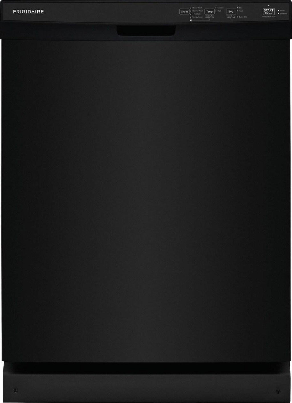 Frigidaire 24″ Built-In Dishwasher, Front Control, Black image 0
