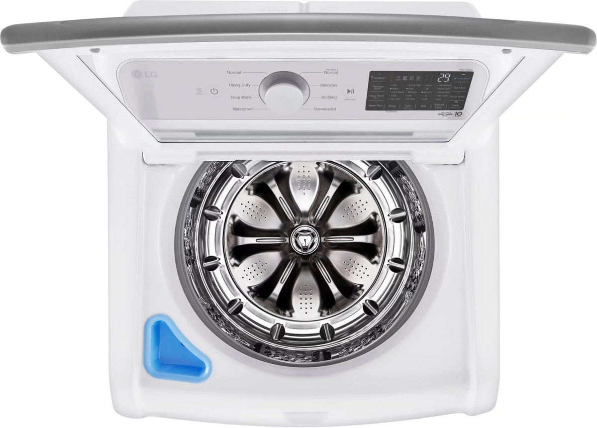 LG – 5.5 Cu. Ft. Smart Top Load Washer with TurboWash3D – White image 11