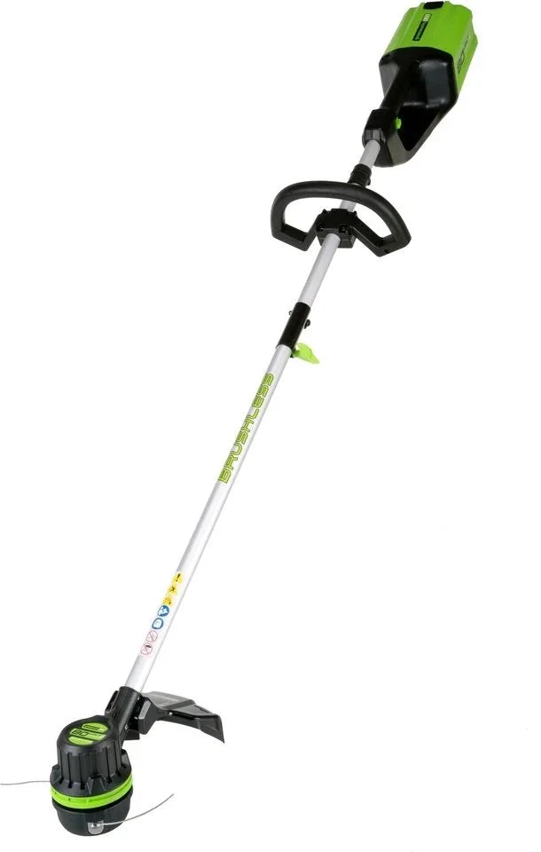 Greenworks 80V 21” Lawn Mower, 13” String Trimmer, and 730 Leaf Blowers. image 3