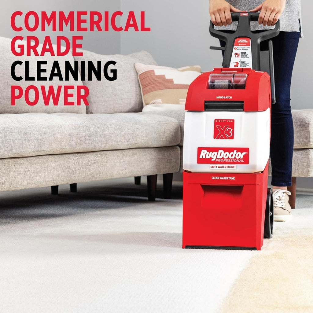 Rug Doctor X3 Commercial Carpet Cleaner Pet Pro Pack with Stain & Odor Removers image 7